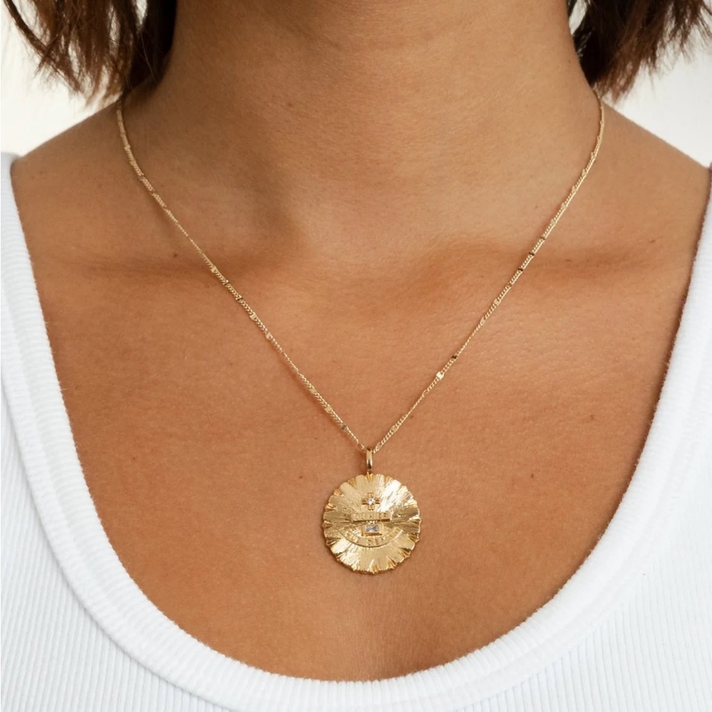 Miranda Frye Gold Pendant Love Charm - Picture 2 of 4